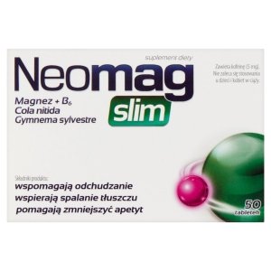 NeoMag Slim suplement diety wspomagający odchudzanie 50 tabletek (P1)