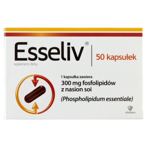 Esseliv Suplement diety wspomagający wątrobę 50 kapsułek (P1)