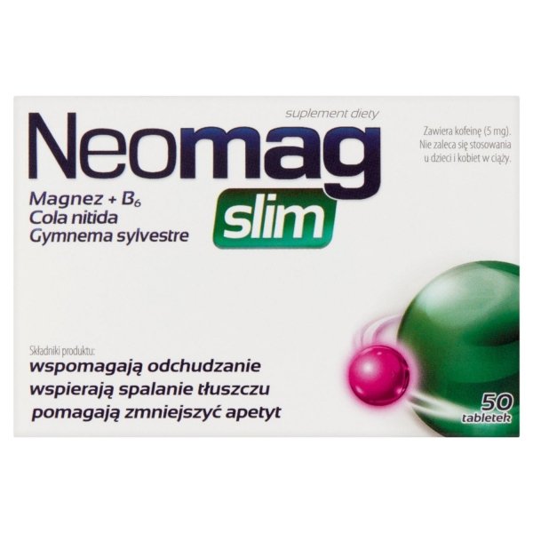 NeoMag Slim suplement diety wspomagający odchudzanie 50 tabletek (P1)