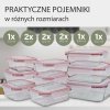 Szklane pojemniki do przechowywania żywności 9x Classbach C-FHD 4011 G