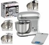 Robot kuchenny planetarny ProfiCook PC-KM 1222 W srebrny + waga