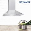Okap kominowy kuchenny  60 cm pochłaniacz Bomann DU 652.1 Inox