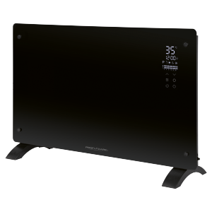 Szklany grzejnik konwektorowy ProfiCare PC-GKH 3119 (czarny)