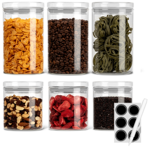Szklane pojemniki do przechowywania żywności 6x Classbach C-VD 4031