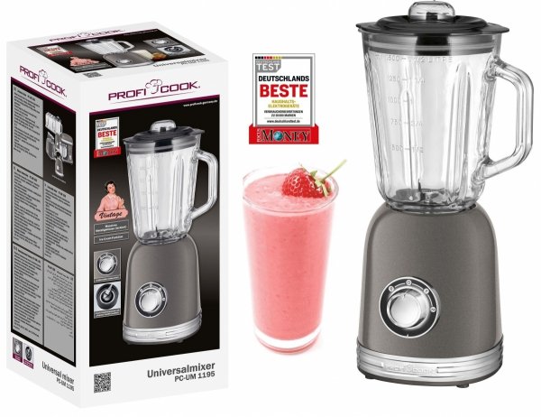 Mikser blender kielichowy ProfiCook PC-UM 1195 (antracyt)