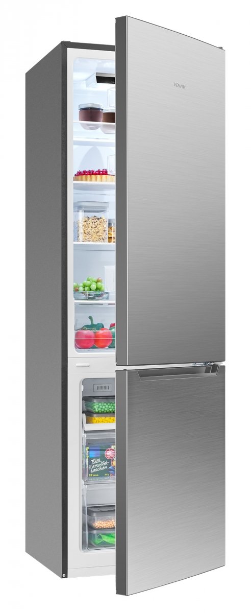 Lodówko-zamrażarka 262 l Bomann KG 7369 (inox)