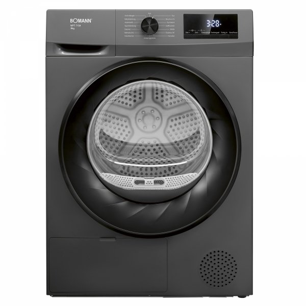 Suszarka bębnowa z pompą ciepła Bomann WPT 7154 (antracyt)