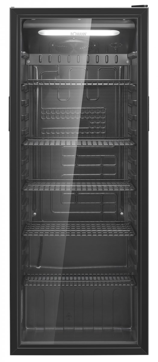 Chłodziarka witryna chłodnicza Bomann KSG 7292 (czarna)