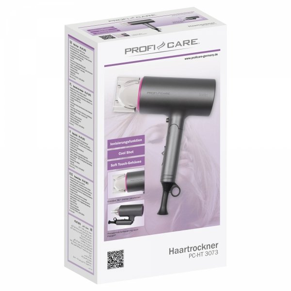 Suszarka do włosów ProfiCare PC-HT 3073 (różowa)