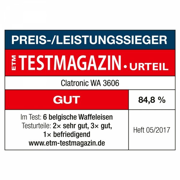 Gofrownica Clatronic WA 3606