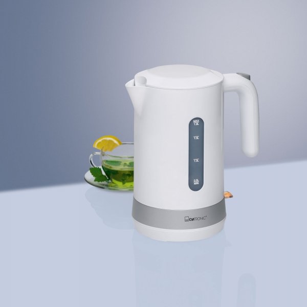 Czajnik elektryczny bezprzewodowy 1,8L Clatronic WK 3452 (biały)