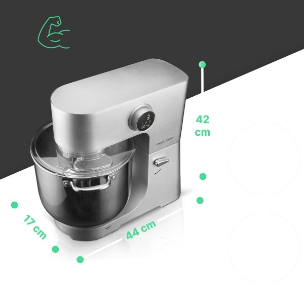 Duży profesjonalny robot kuchenny 12 litrów 2500W ProfiCook PC-KM 1254