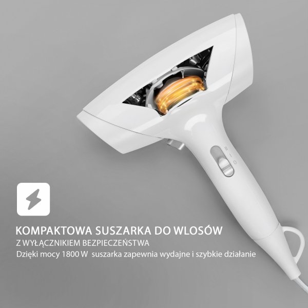 Hotelowa naścienna suszarka do włosów ProfiCare PC-HT 3044