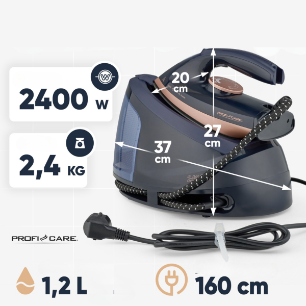 Żelazko ze stacją parową ProfiCare PC-DBS 3127