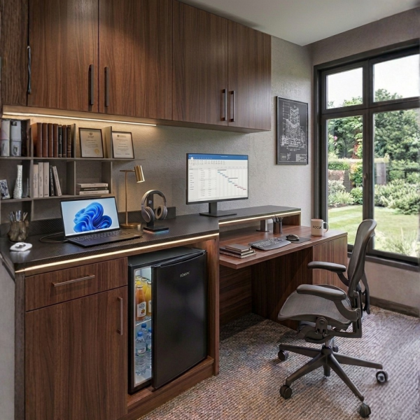 Lodówka chlodziarka podblatowa 58L Bomann KB 7347 (czarna)