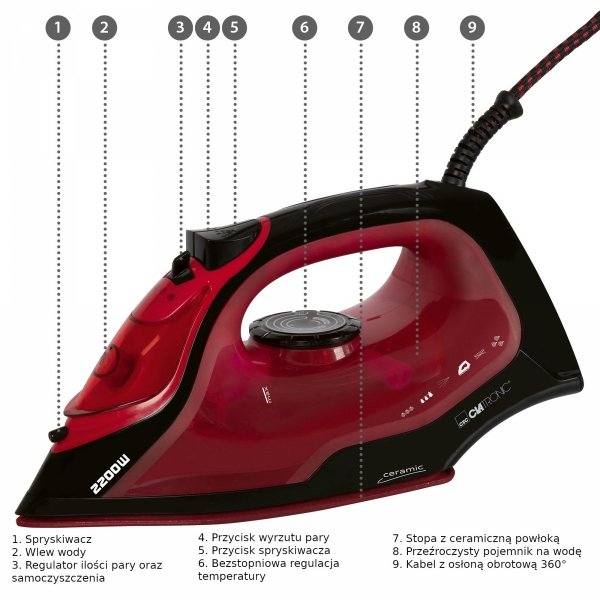 Żelazko Clatronic  DB 3752
