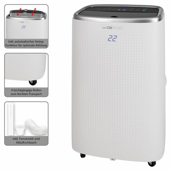 Klimatyzator przenośny WiFi Clatronic CL 3750 Kontrola Głosem