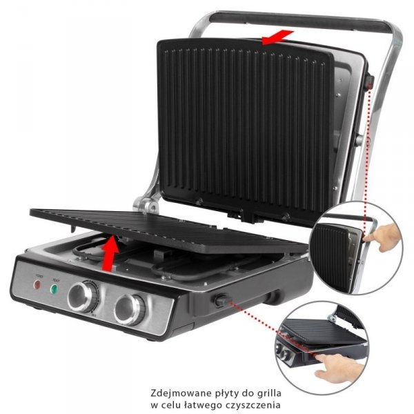 Grill elektryczny kontaktowy ProfiCook PC-KG 1264