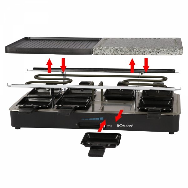 Grill elektryczny Raclette Bomann RG 2279 CB