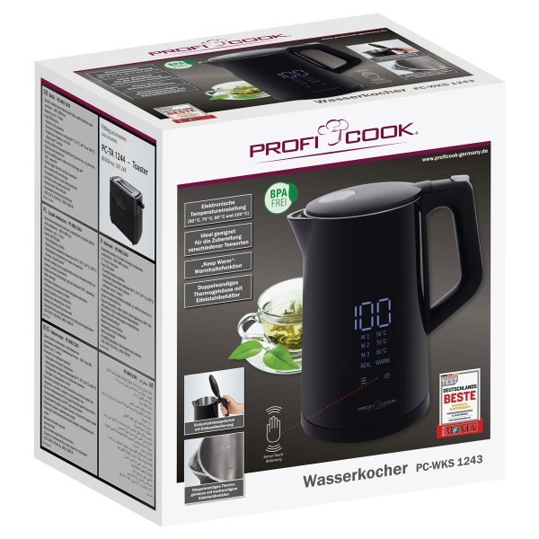 Czajnik elektryczny 1.7L ProfiCook PC-WKS 1243 A