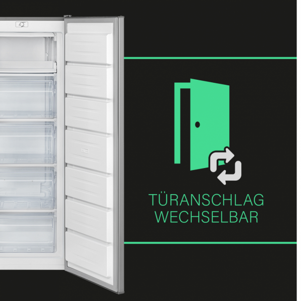 Zamrażarka szufladowa 168l Bomann GS 7340 (inox)