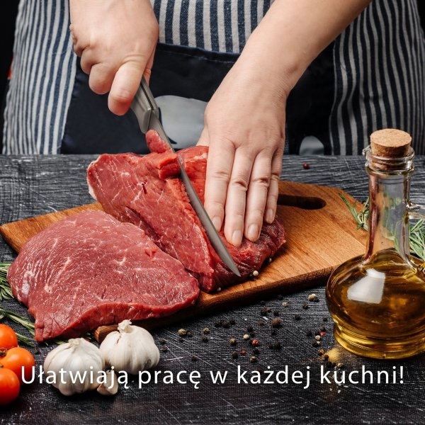 Zestaw noży kuchennych w bloku 7 elementów Classbach C-MBS 4018 (biały)