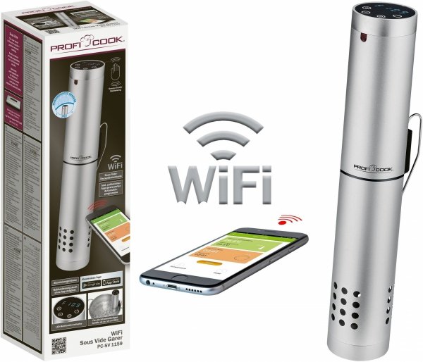 Urządzenie, cyrkulator do gotowania sous vide, Cyrkulator WiFi ProfiCook PC-SV 1159