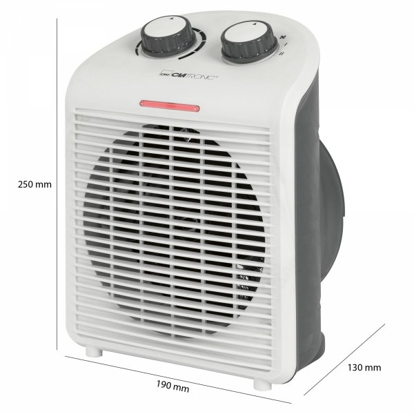 Termowentylator, grzejnik elektryczny 2000 W Clatronic HL 3761