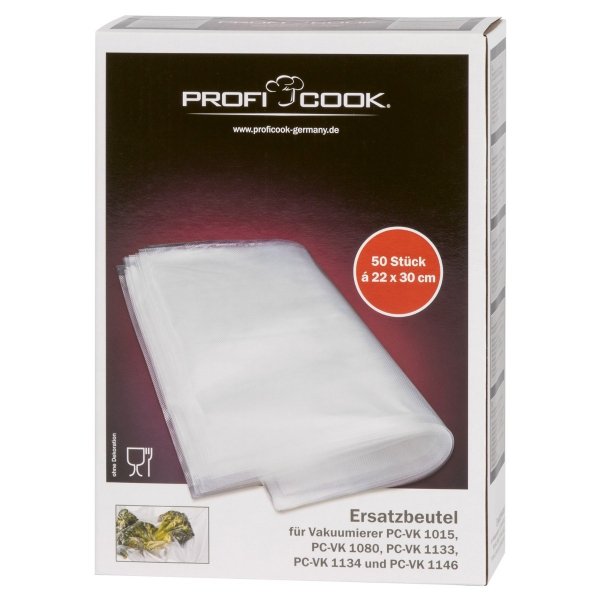 Worki do zgrzewarki PC-VK 1015 / 1080 / 1134 / C-VK 4000 (22x30cm)  50 sztuk