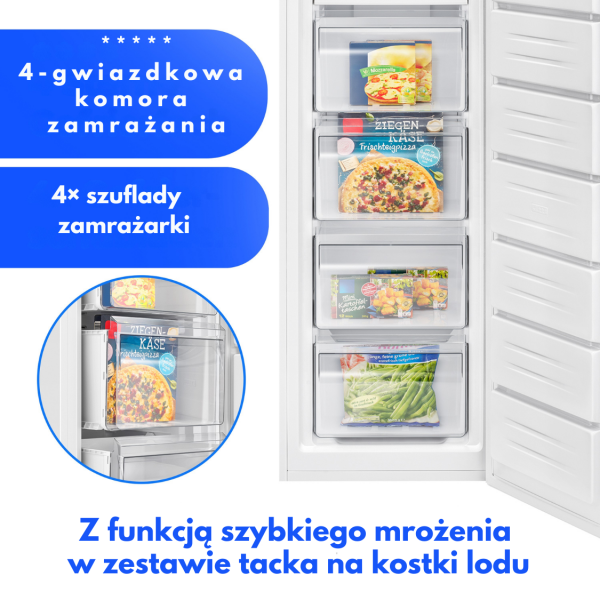 Zamrażarka 204l Bomann GS 7366 (biała)