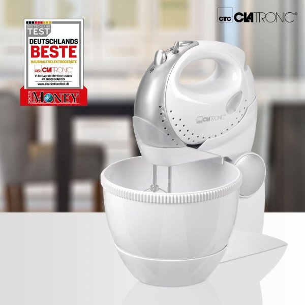 Robot, mikser ręczny z misą obrotową Clatronic 2w1 HMS 2739