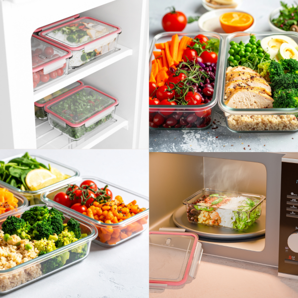 Szklane pojemniki do przechowywania żywności 9x Classbach C-FHD 4011 G