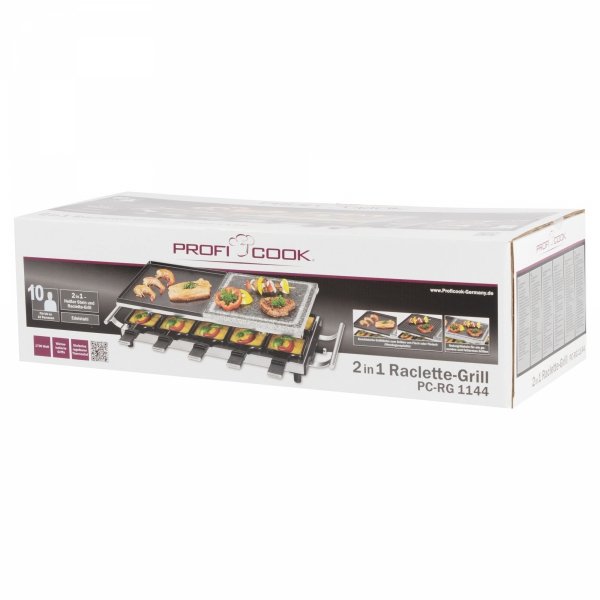 Grill elektryczny raclette 2w1 ProfiCook PC-RG 1144