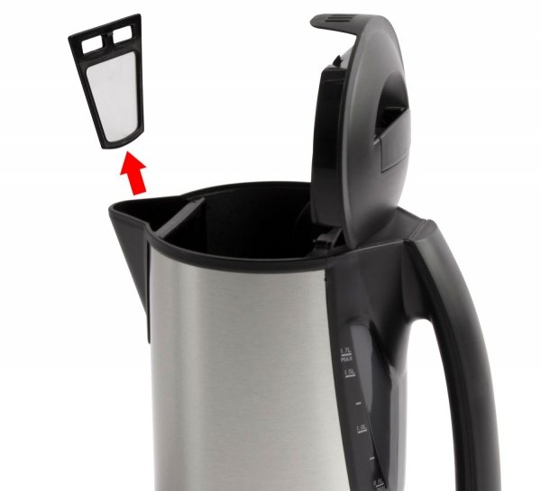 Czajnik elektryczny ze stali nierdzewnej 1,7 Bomann WKS 1356 CB Estate