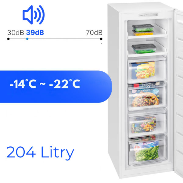 Zamrażarka 204l Bomann GS 7366 (biała)