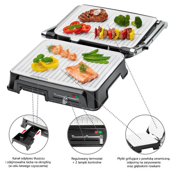 Grill elektryczny kontaktowy Clatronic KG 3571
