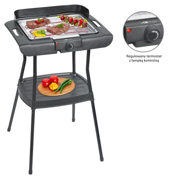 Grill elektryczny stojący Clatronic BQS 3508