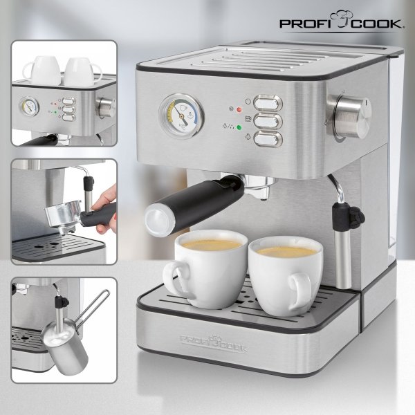 Ekspres ciśnieniowy do kawy ProfiCook PC-ES 1209