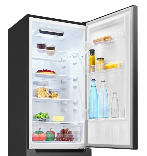 Lodówko-zamrażarka 262 l Bomann KG 7369 (ciemny inox)