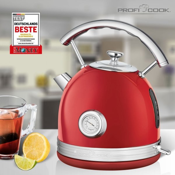 Czajnik elektryczny 1,7L ProfiCook PC-WKS 1192  Czerwony