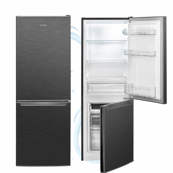 Lodówko-zamrażarka Bomann KG 7359 (ciemny inox)