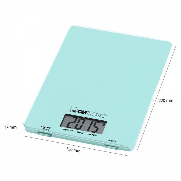 Elektroniczna waga kuchenna Clatronic KW 3626 (miętowa)