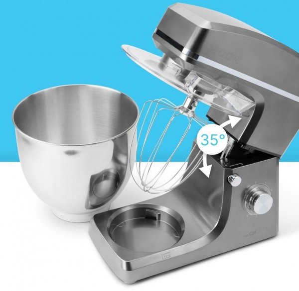 Robot kuchenny mikser planetarny 10 litrów  Clatronic KM 3765 (srebrny)