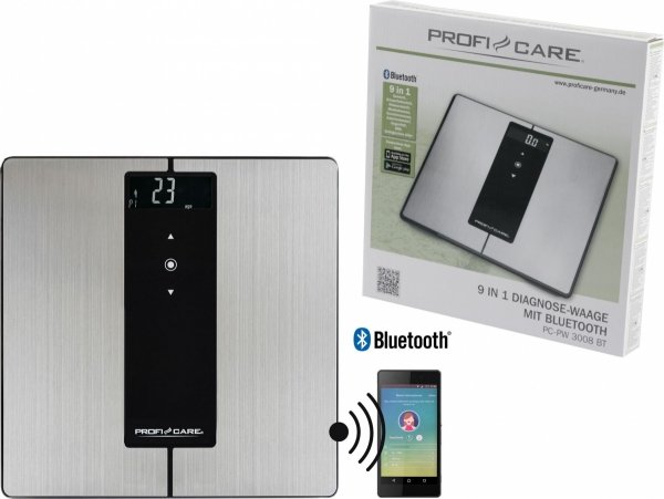 Waga diagnostyczna z Bluetooth 9w1 ProfiCare PC-PW 3008 BT