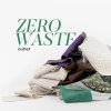 Šedý dekorační polštář 50x30 ZERO WASTE ZW076