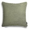 Grünes Dekokissen-Set Cozy + Hahnentritt 45x45