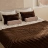 White Set of 5 Decorative Bedroom Pillows - Calm