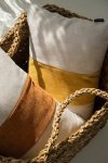 Rolo Cream and Yellow Decorative Cushion 50x30