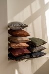Zielona poduszka dekoracyjna WOOL 45X45