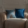 Touch decorative cushion navy blue 45x45 MOODI